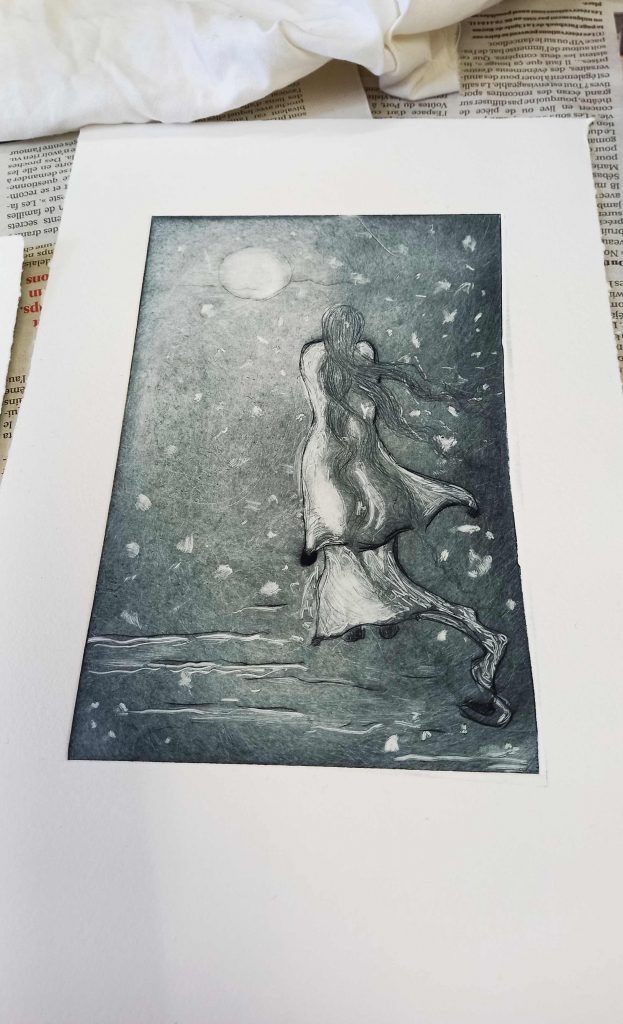 atelier stage gravure Pyrénées